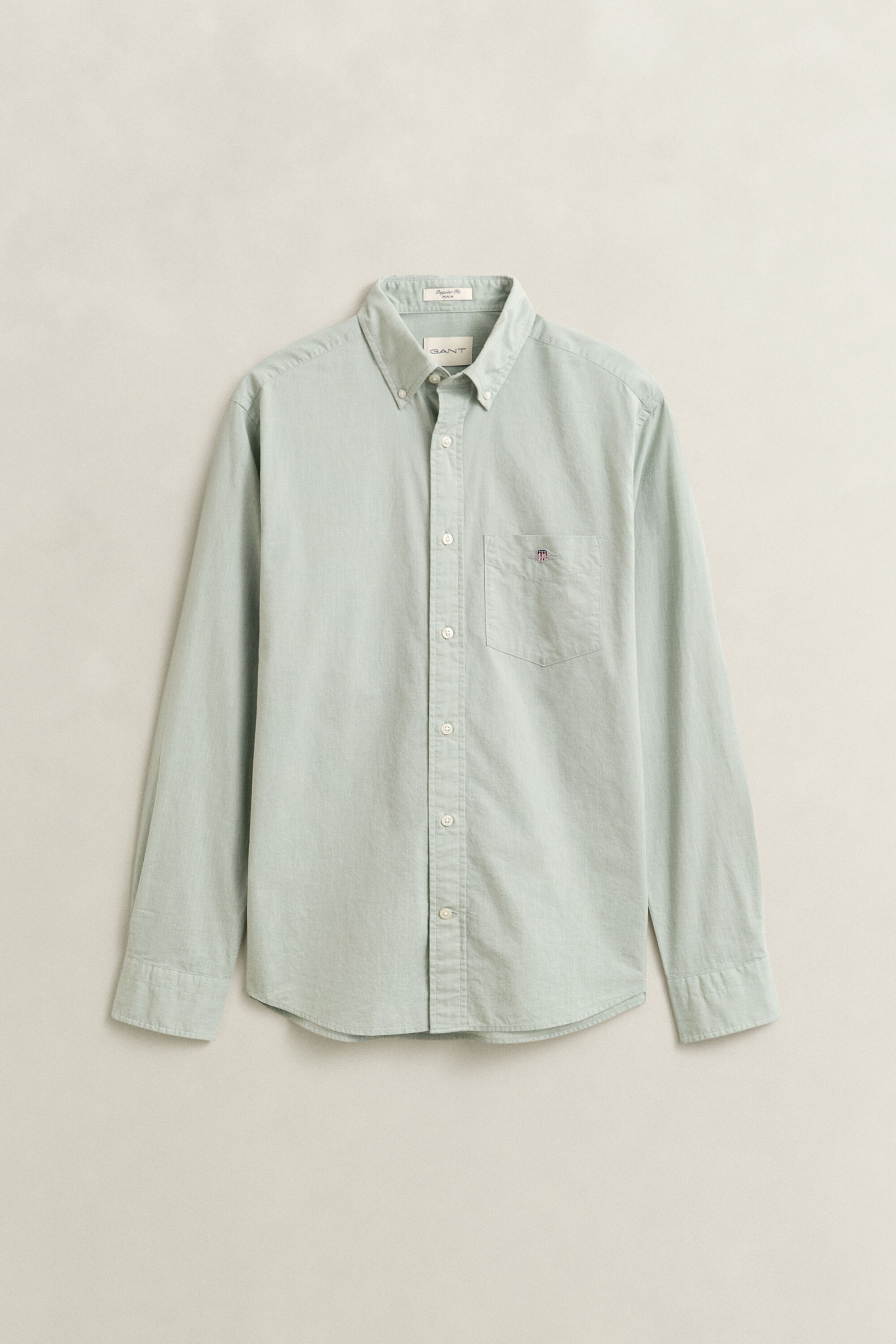 Camicia classica in popeline regular fit