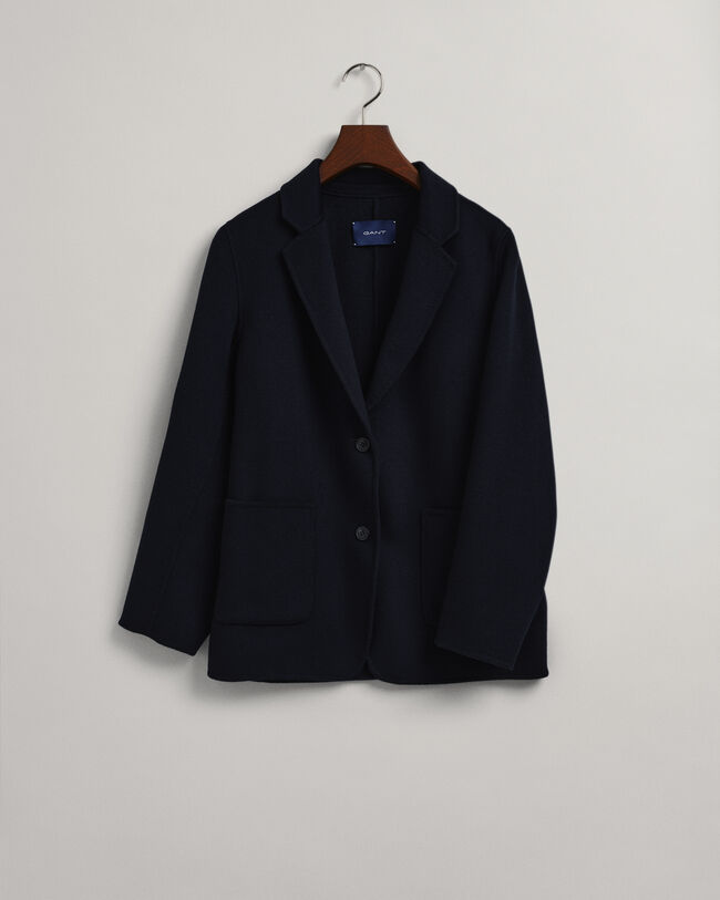 Blazer dritto cucito a mano