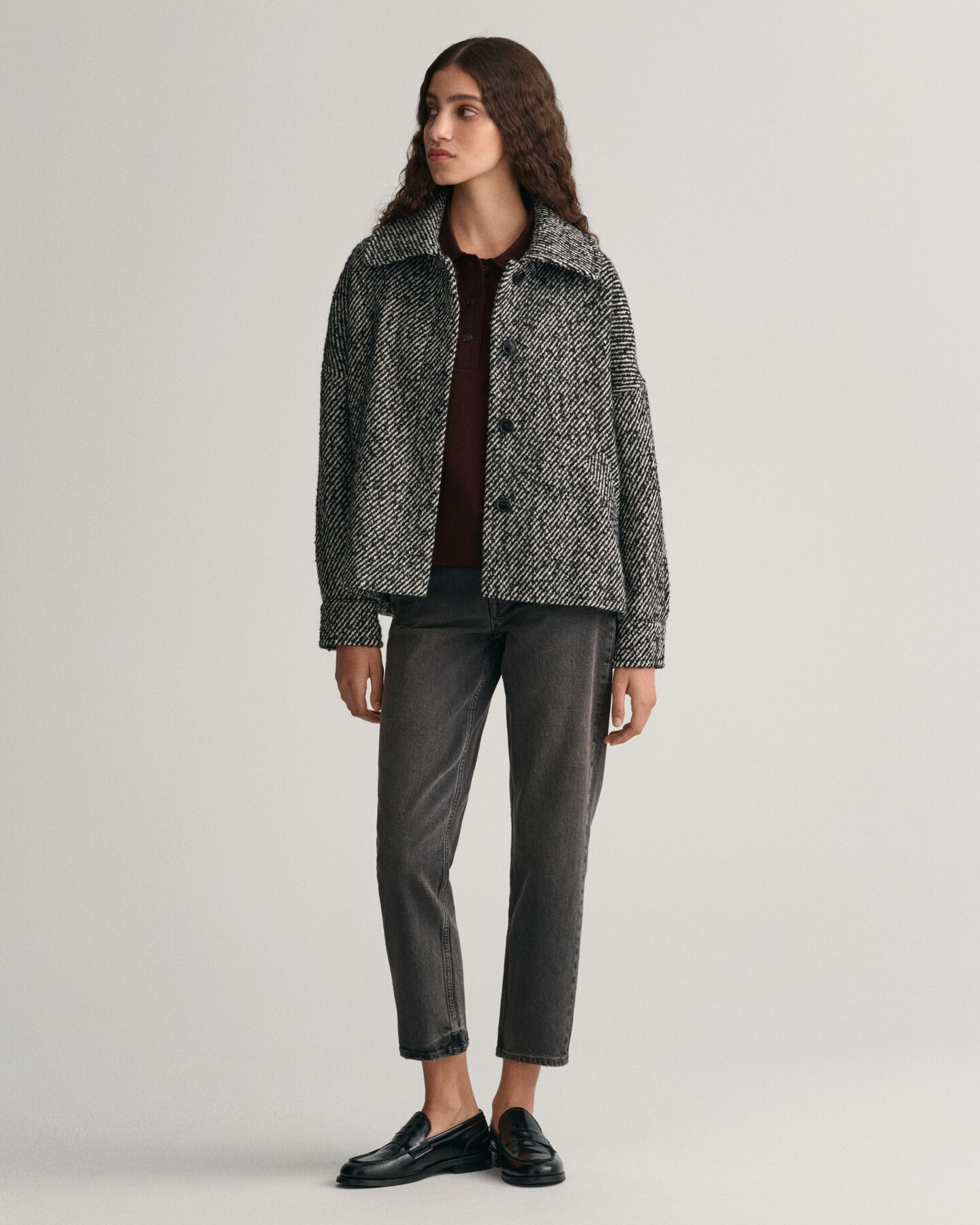 Jeans alla caviglia con gamba dritta