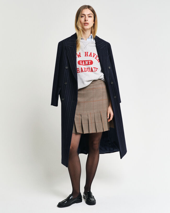 Gonna plissettata a quadri