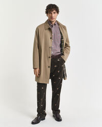 Camicia in twill a quadri percalle regular fit