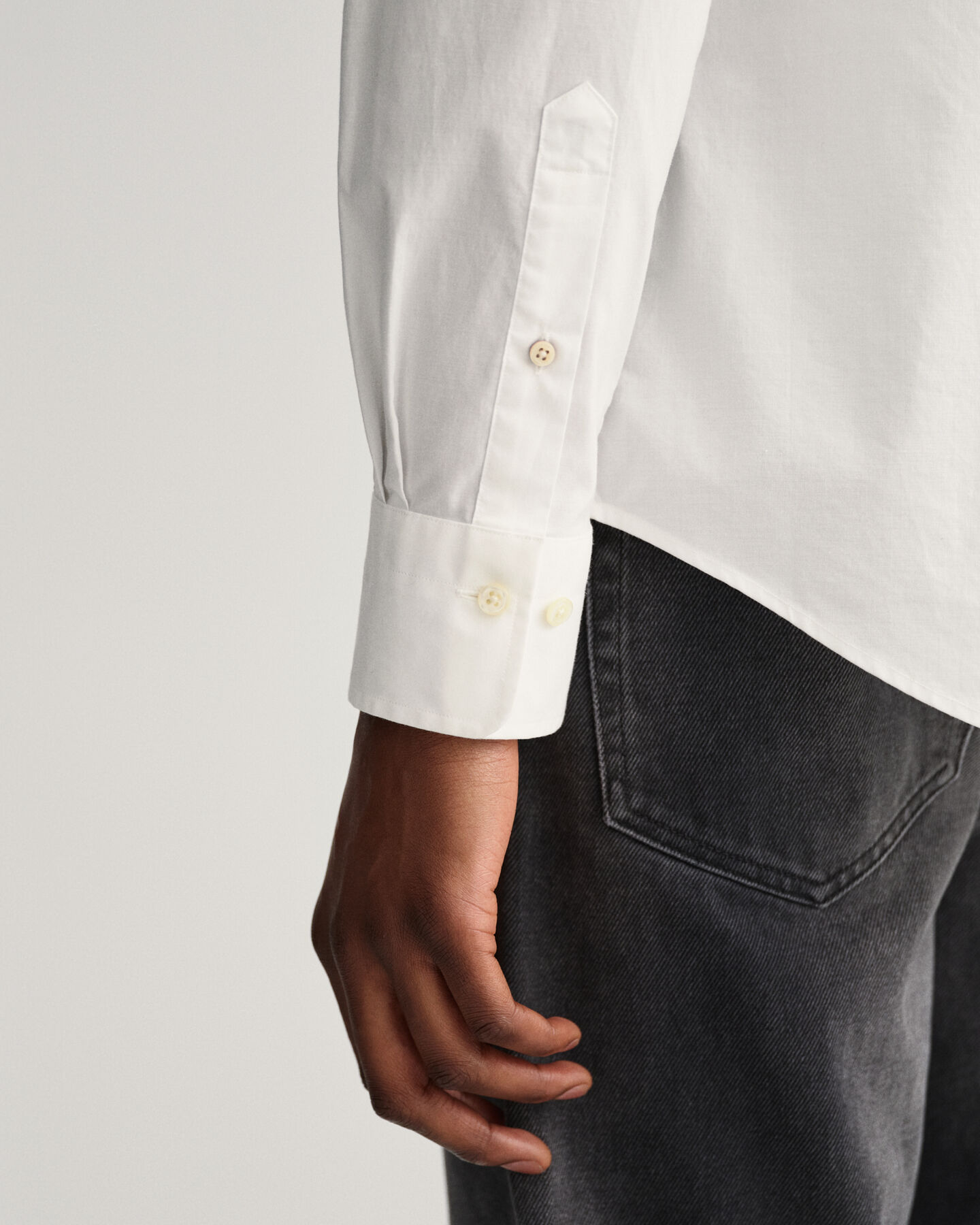 Camicia in broadcloth slim fit