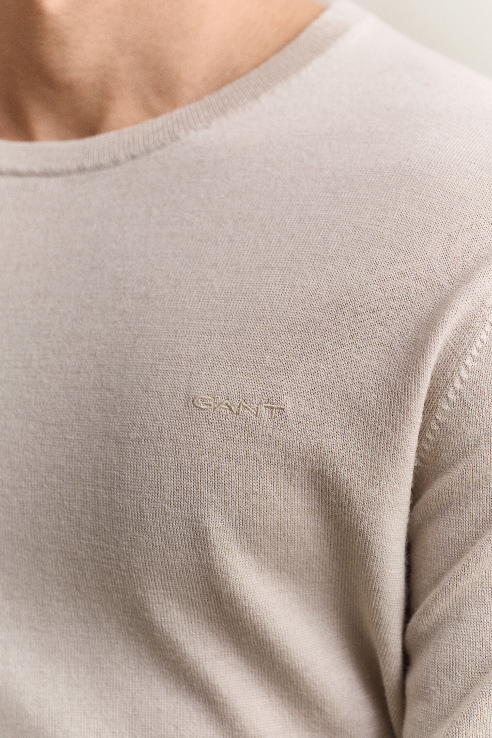 Maglia girocollo in lana merino