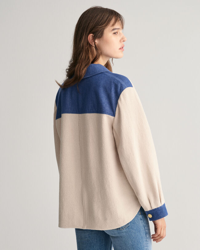 Camicia giacca testurizzata