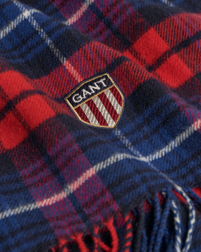 Sciarpa in lana a quadri