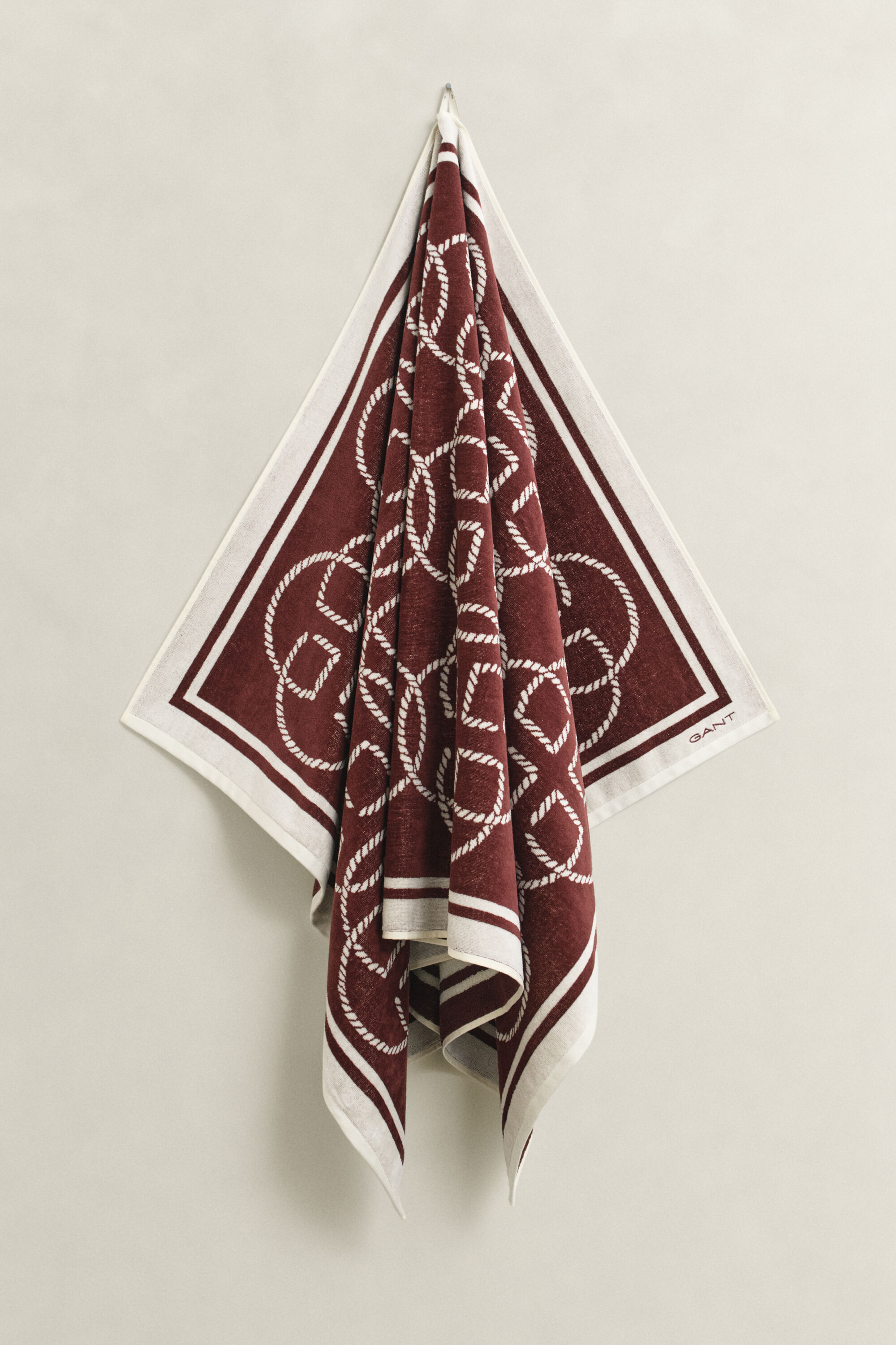 Telo mare con stampa Monogram