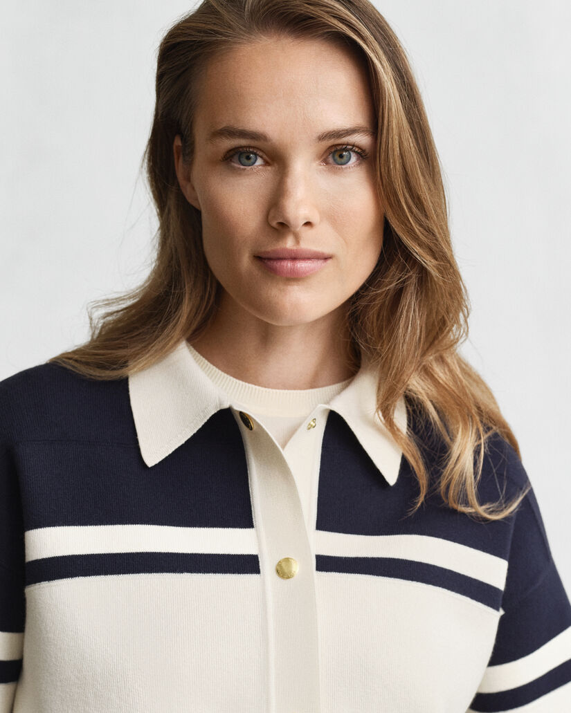 Cardigan a blocchi di colore