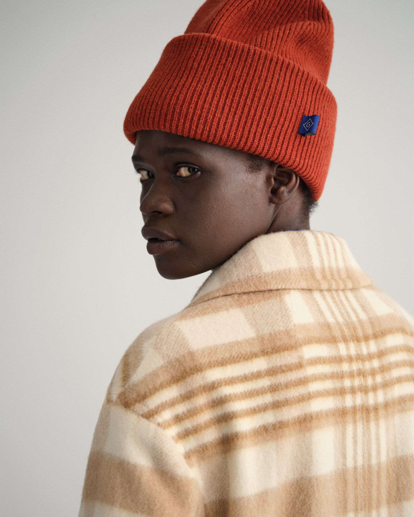 Cappotto oversize a quadri