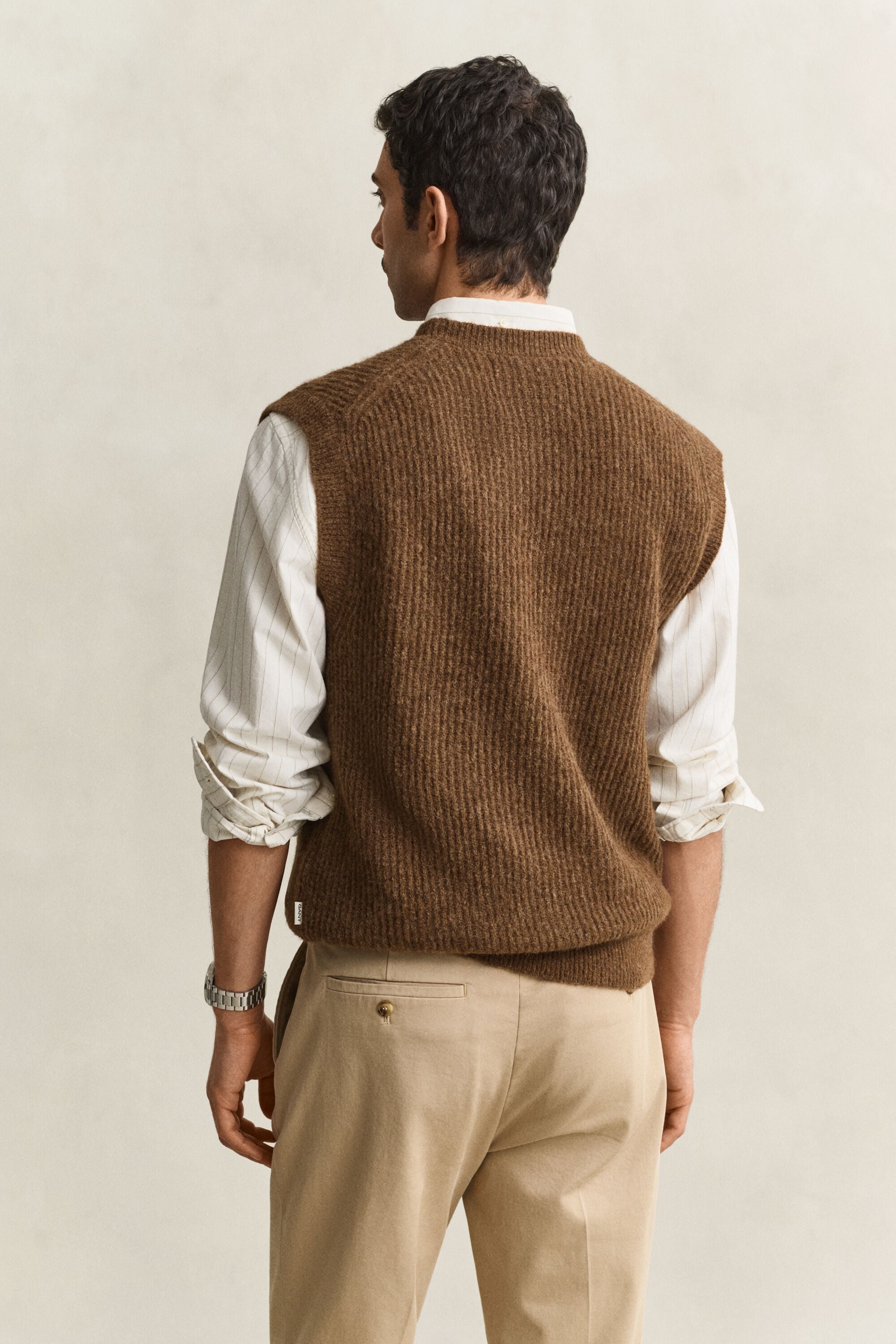 Gilet in misto lana d'alpaca