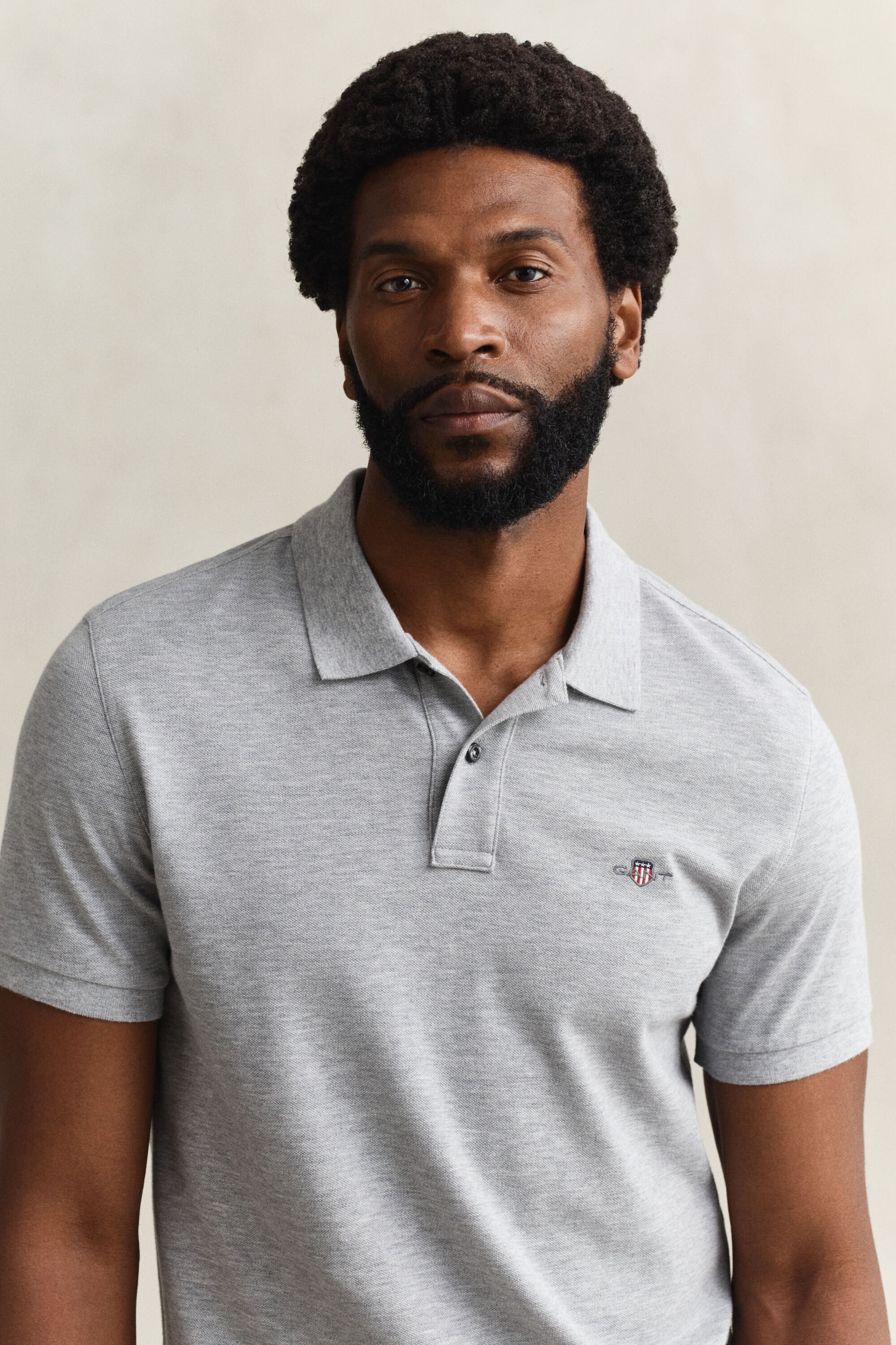 Polo Shield in piqué slim fit