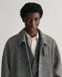 Cappotto in lana Balmacaan