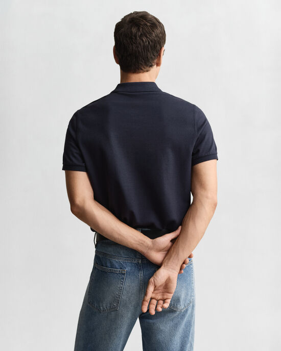 Polo Shield in piqué regular fit