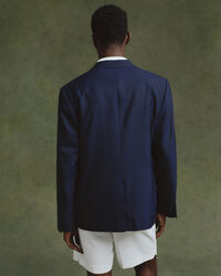 Blazer in lana hopsack