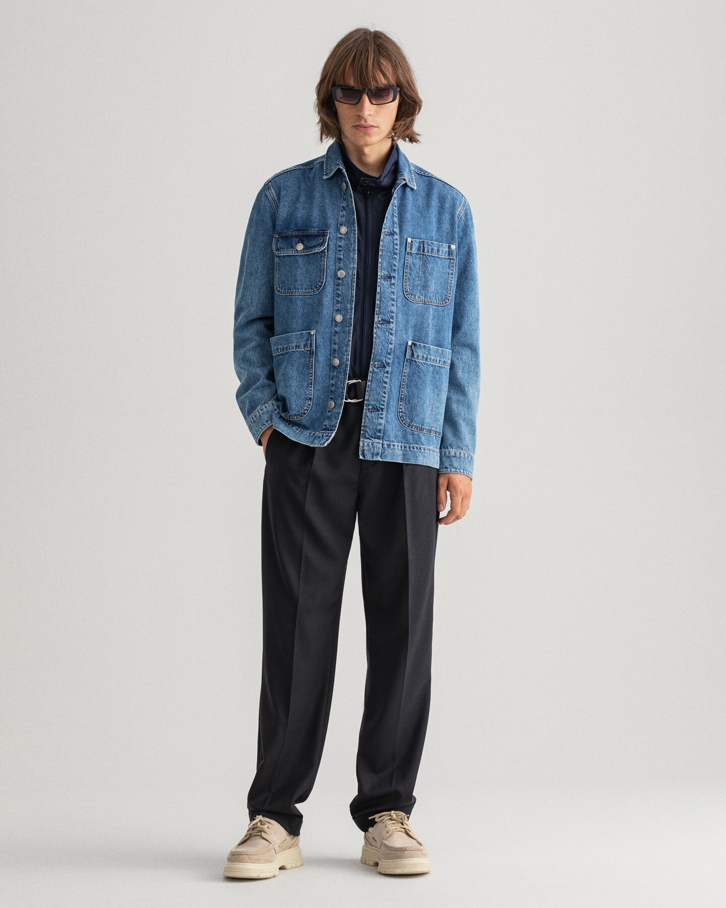 Camicia giacca di jeans