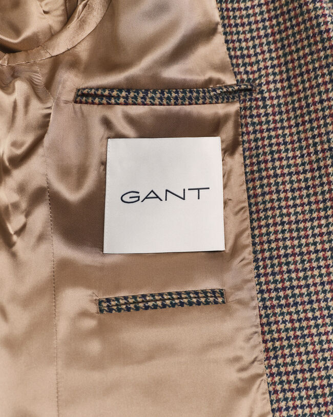 Blazer a quadri pied de poule slim fit