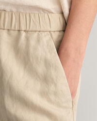 Pantaloncini Pull-on in misto lino relaxed fit