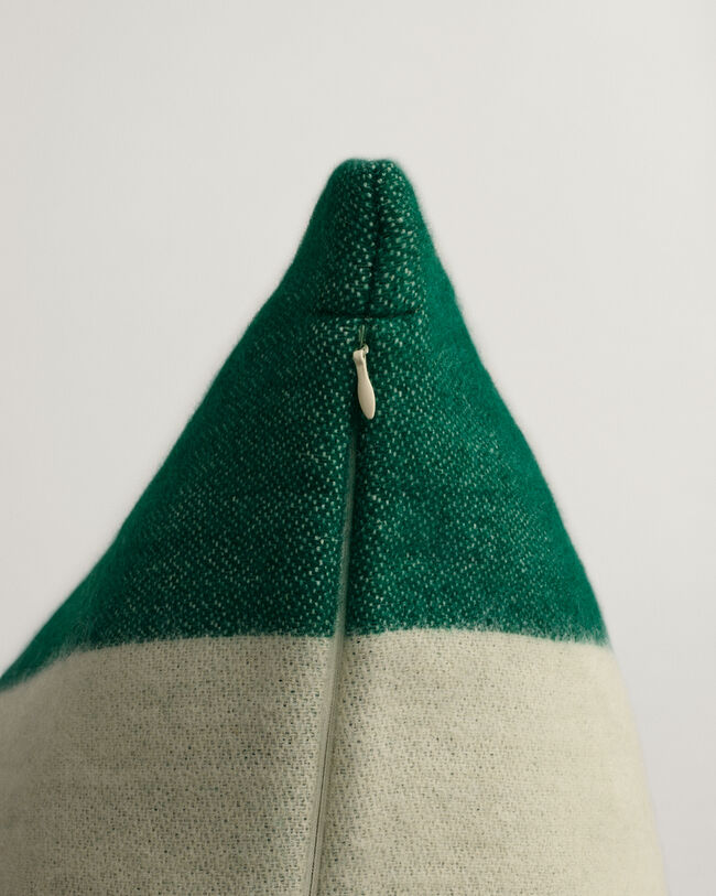 Cuscino di lana a righe