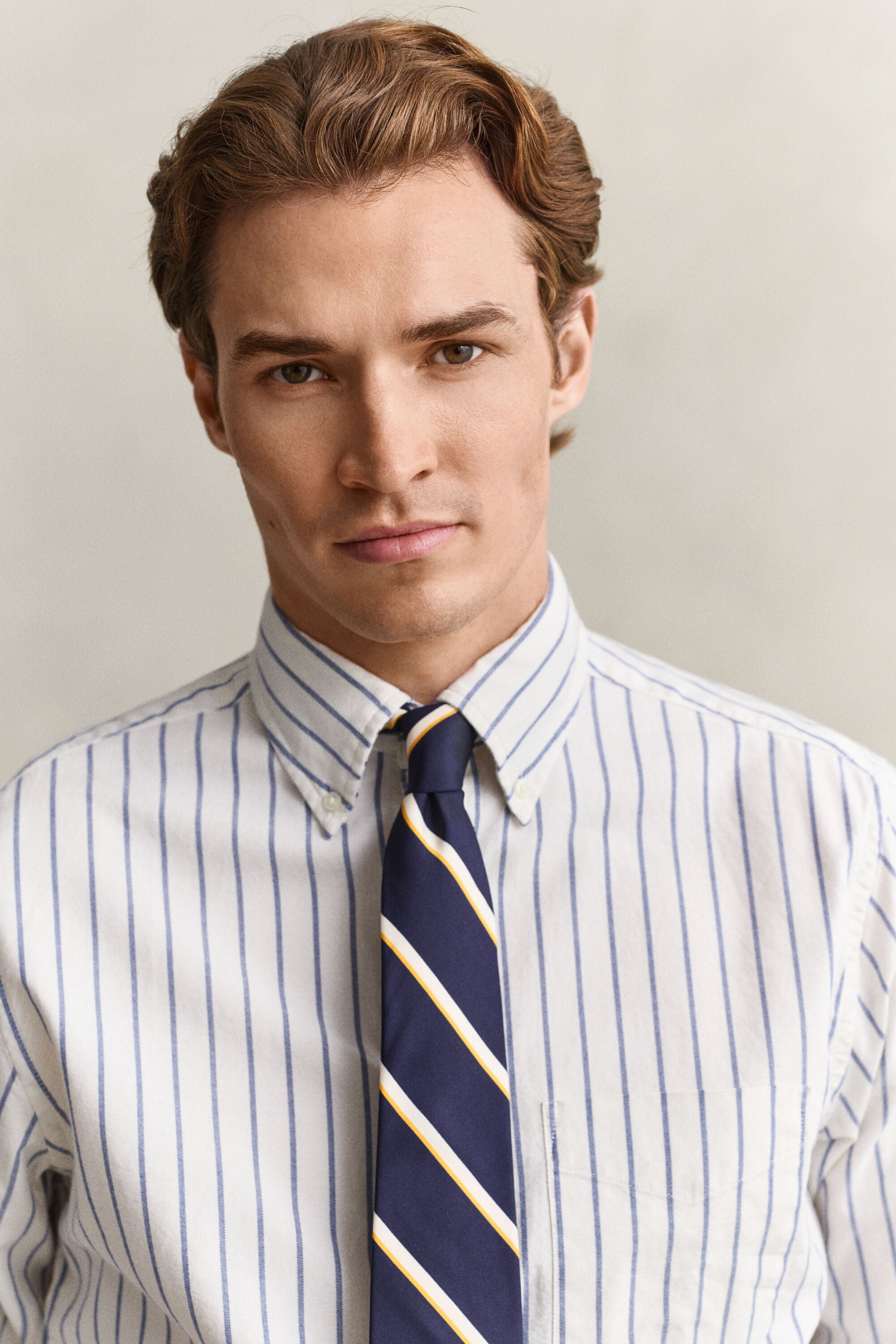 Camicia Oxford classica a righe