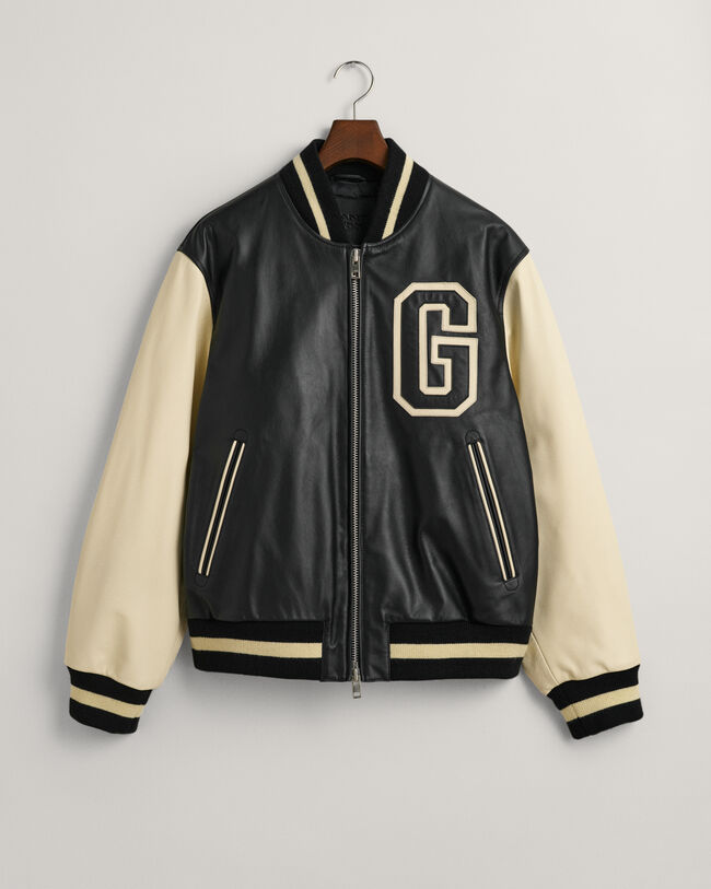 GANT Varsity Jacket in pelle