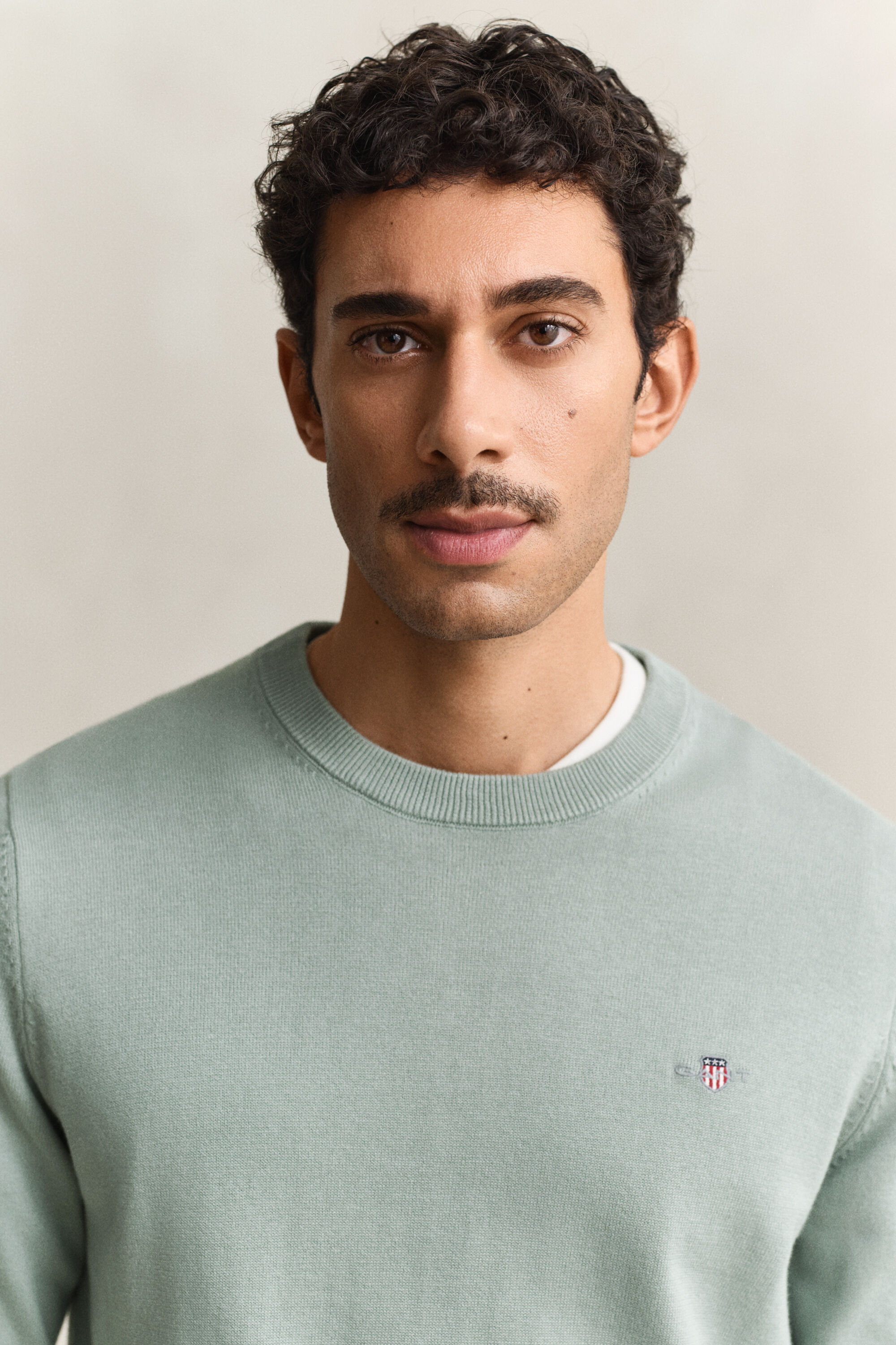 Maglia girocollo in cotone