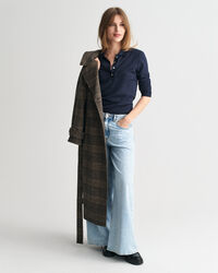 Polo maniche lunghe senza cuciture