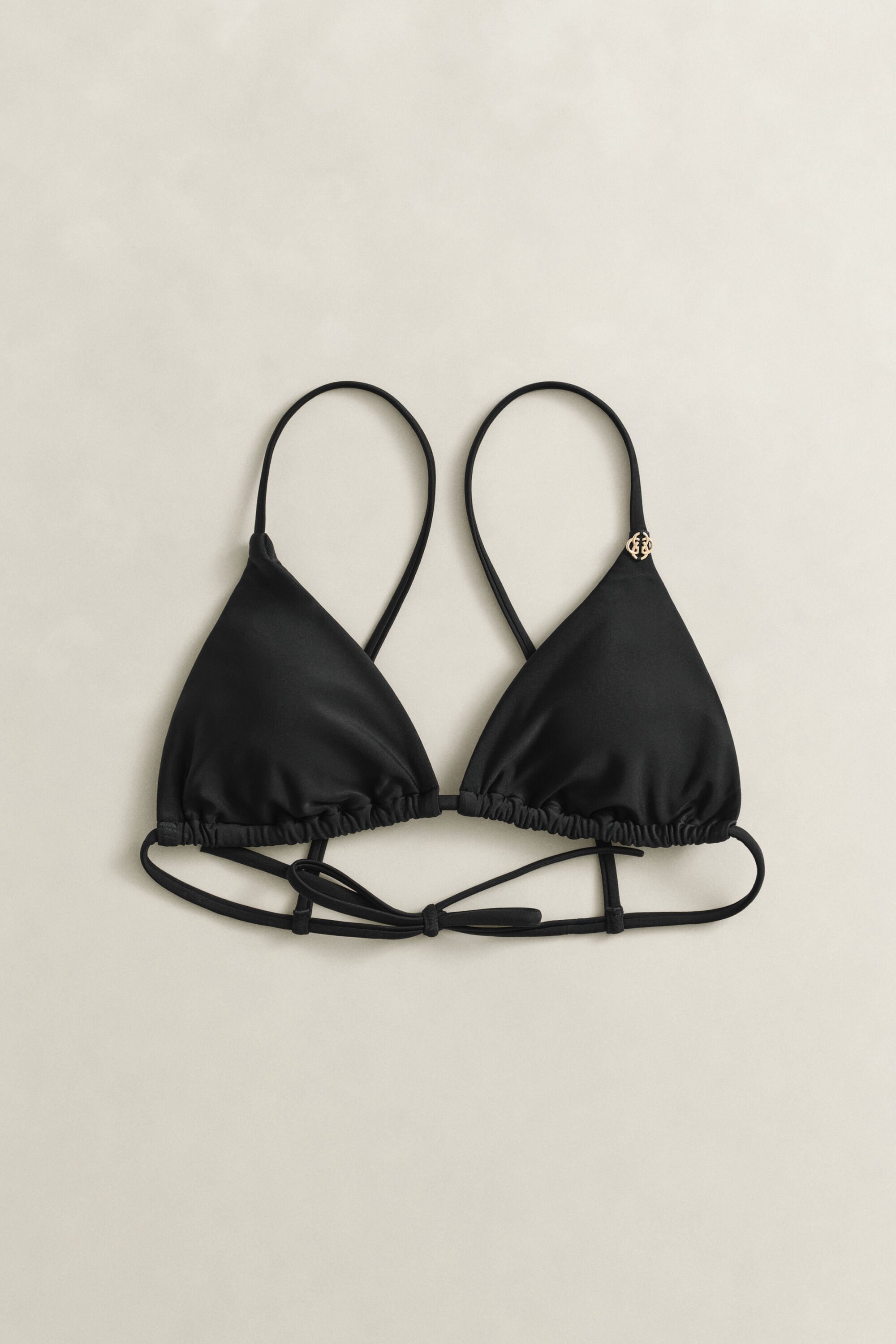 Top bikini a triangolo con imbottitura