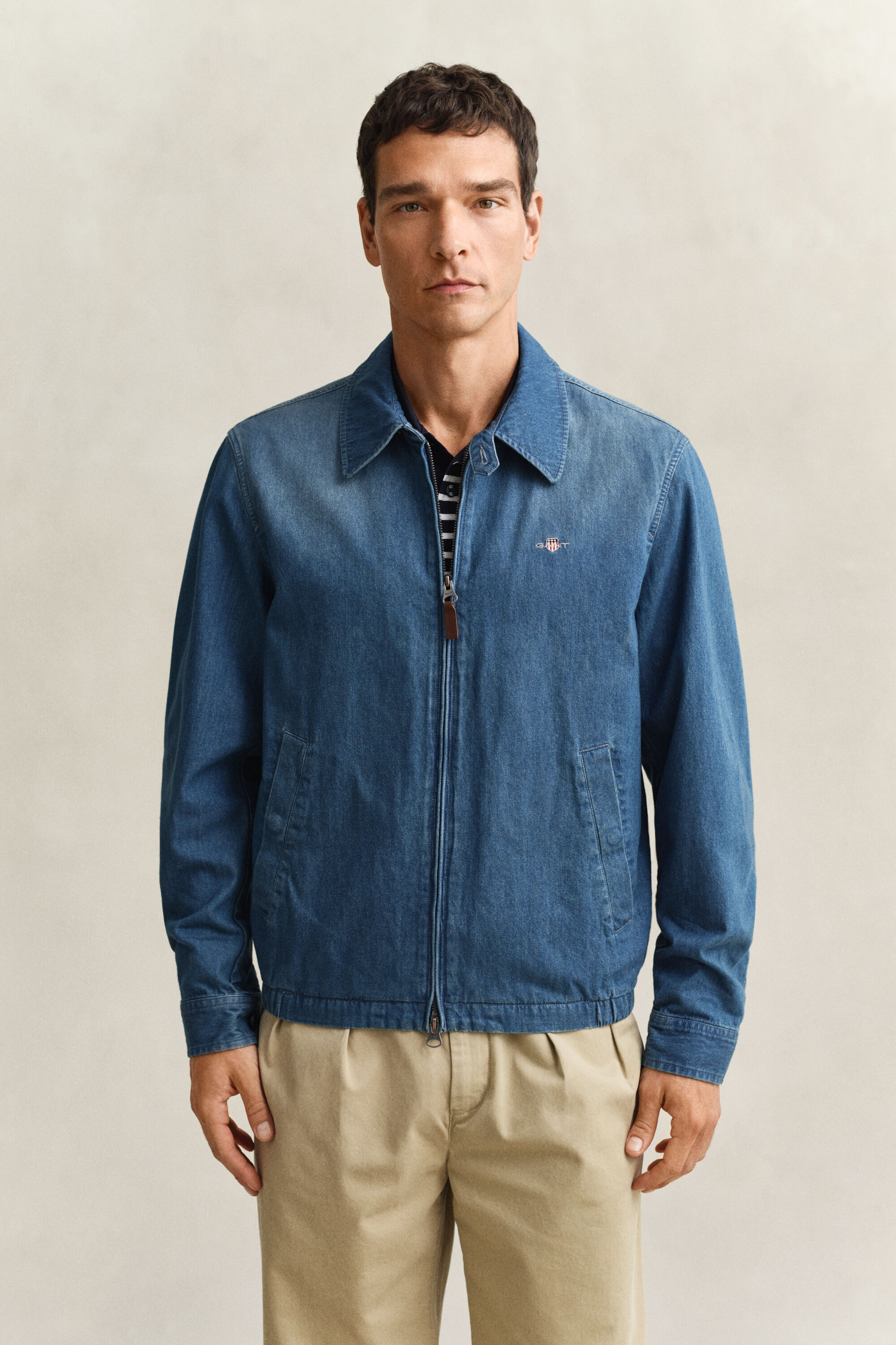 Giacca Windcheater Indigo