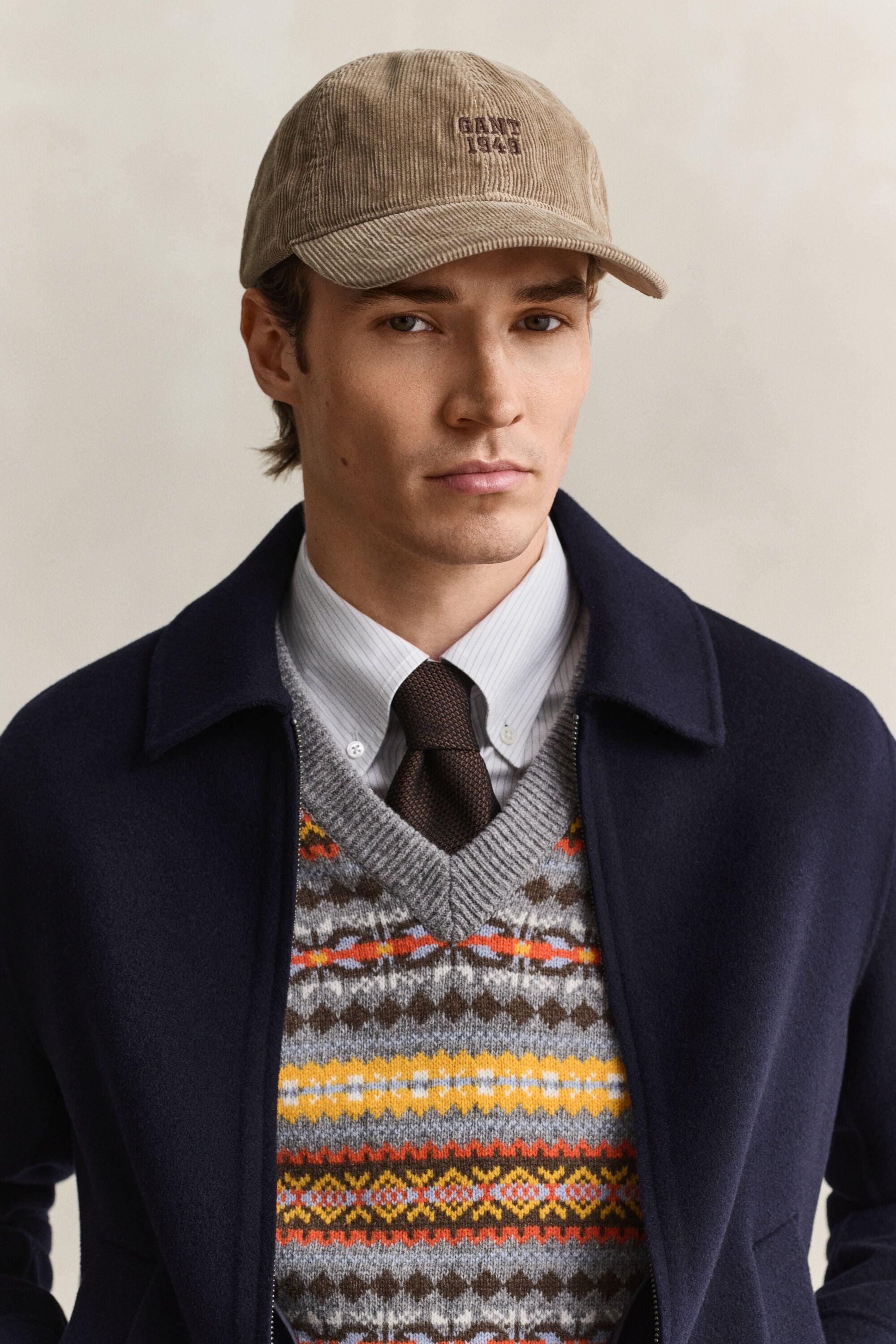 Cappellino in velluto a coste