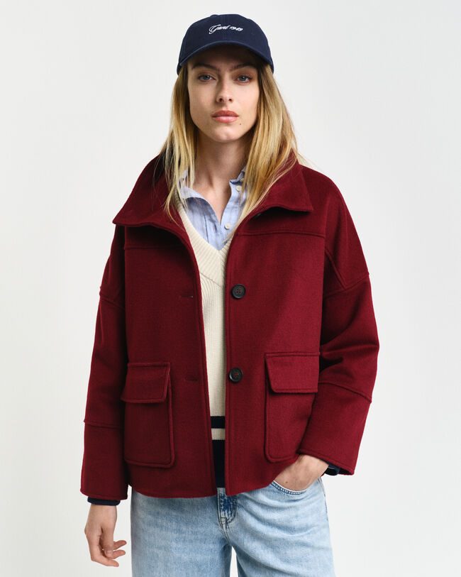 Giacca corta in lana