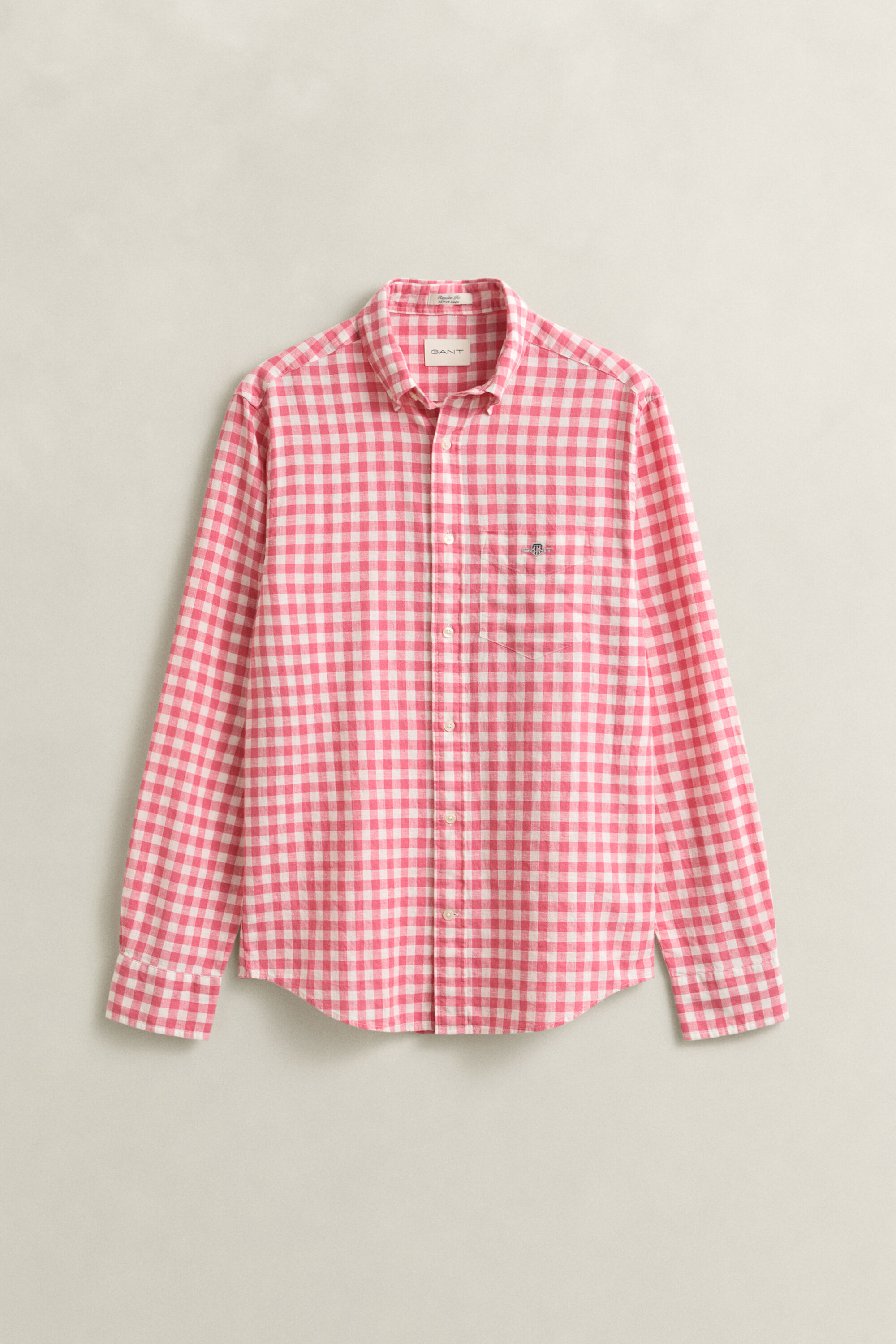 Camicia in misto lino percalle