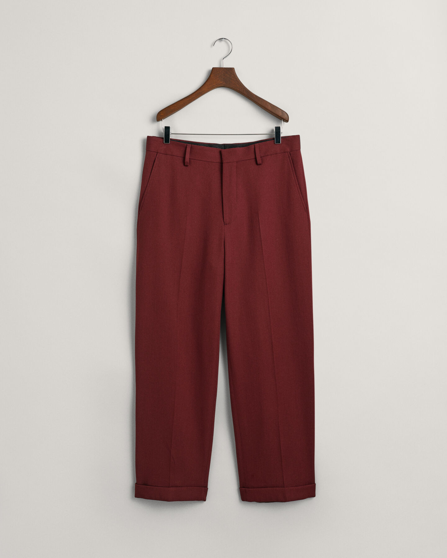 Pantaloni da abito in twill di lana