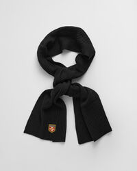 Set regalo berretto e sciarpa in lana con stemma