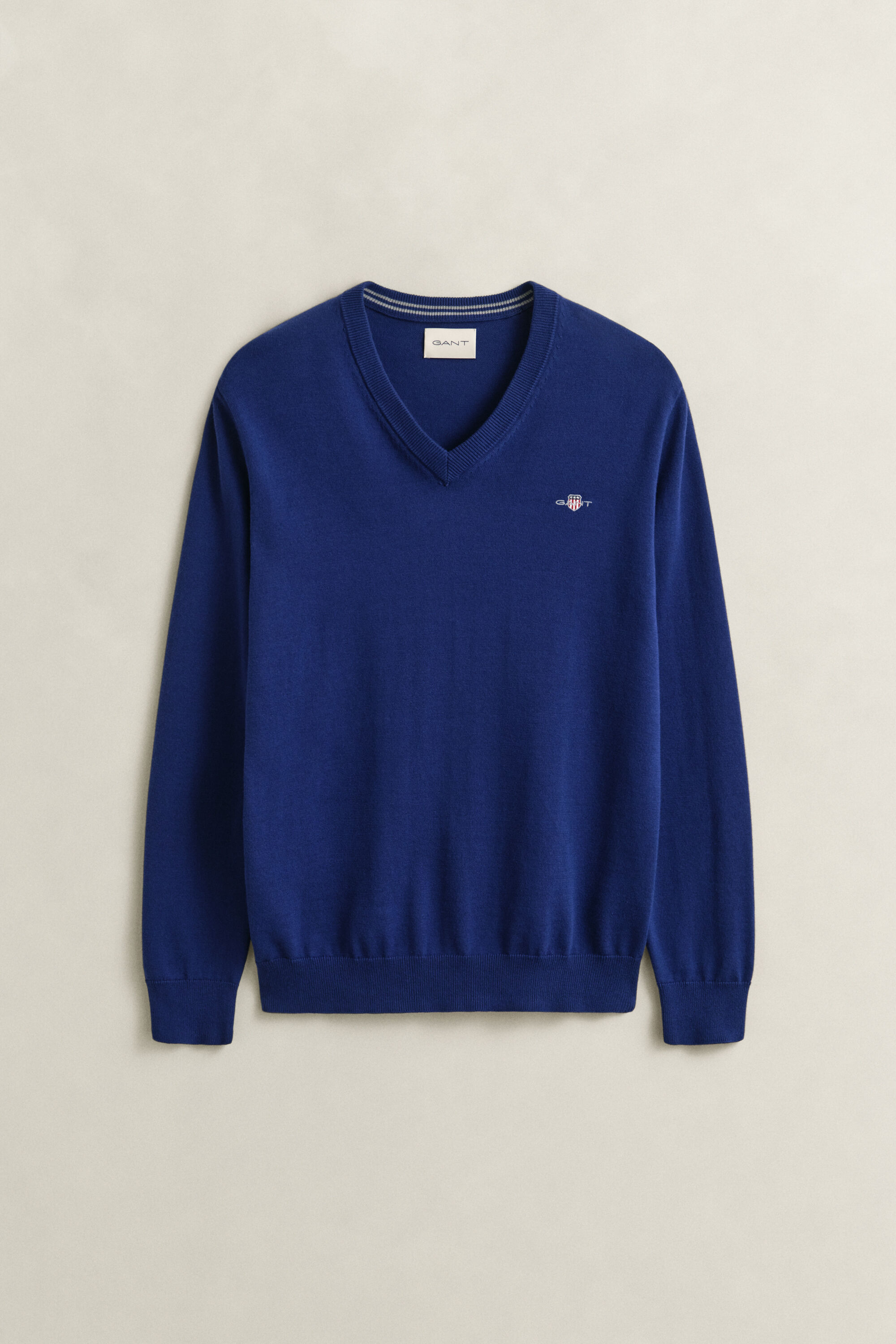 Maglia in cotone con scollo a V classico