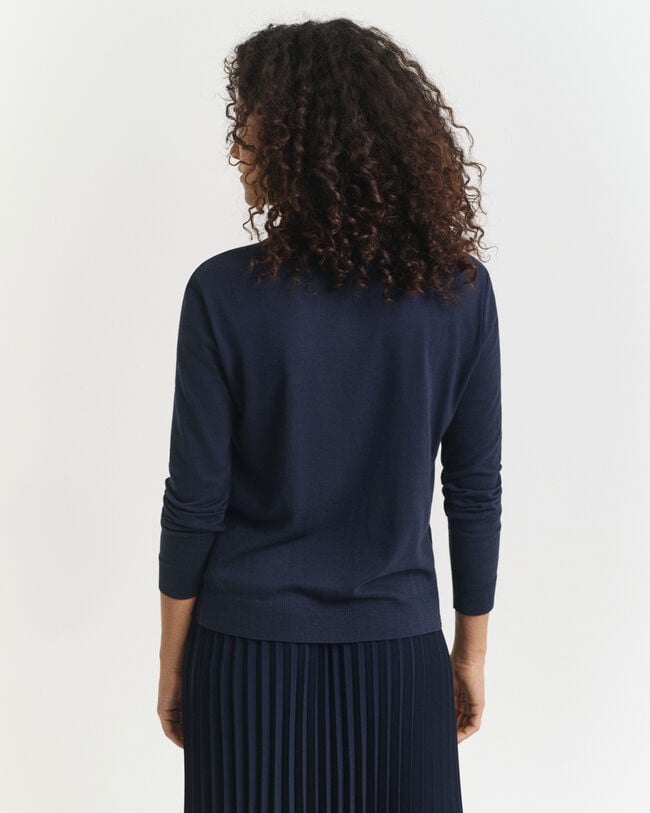 Polo a maniche lunghe con bottoni e senza cuciture