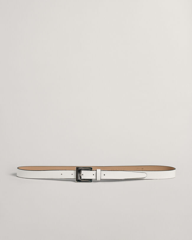 Cintura sottile con fibbia quadrata