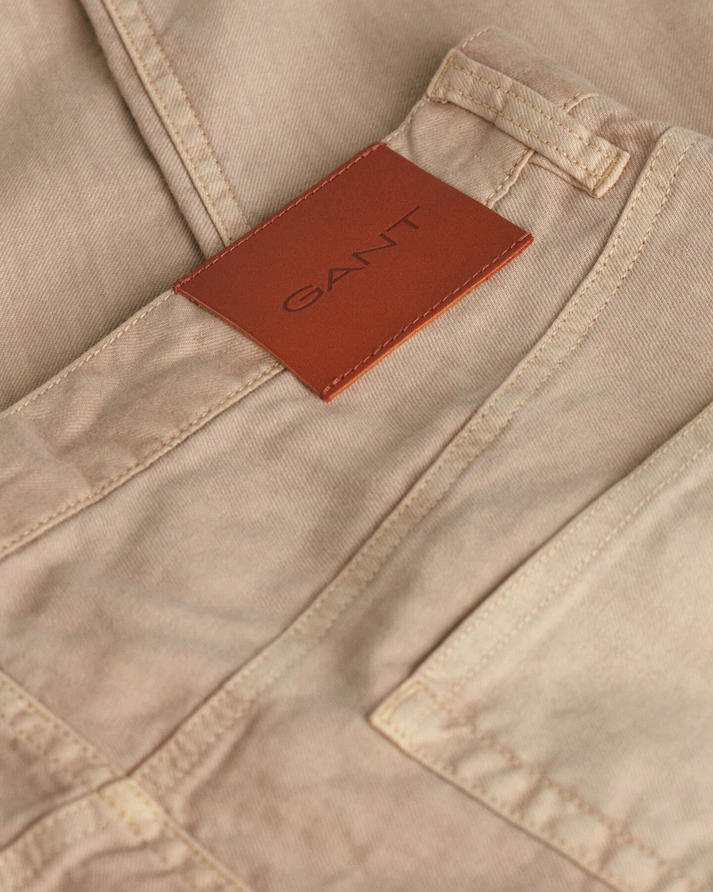 Jeans in lino e cotone slim fit