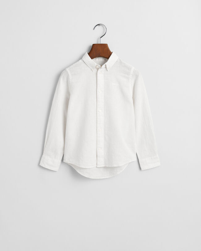 Camicia in lino e cotone Kids