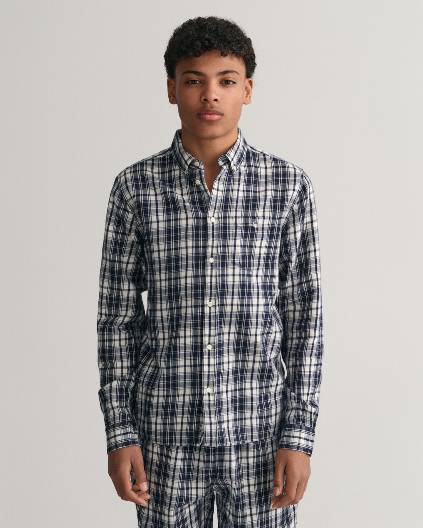Camicia in flanella a quadri regular fit Teen Boys