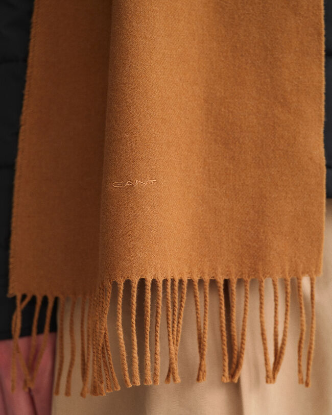 Sciarpa in lana tinta unita