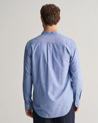 Camicia in lino-cotone regular fit