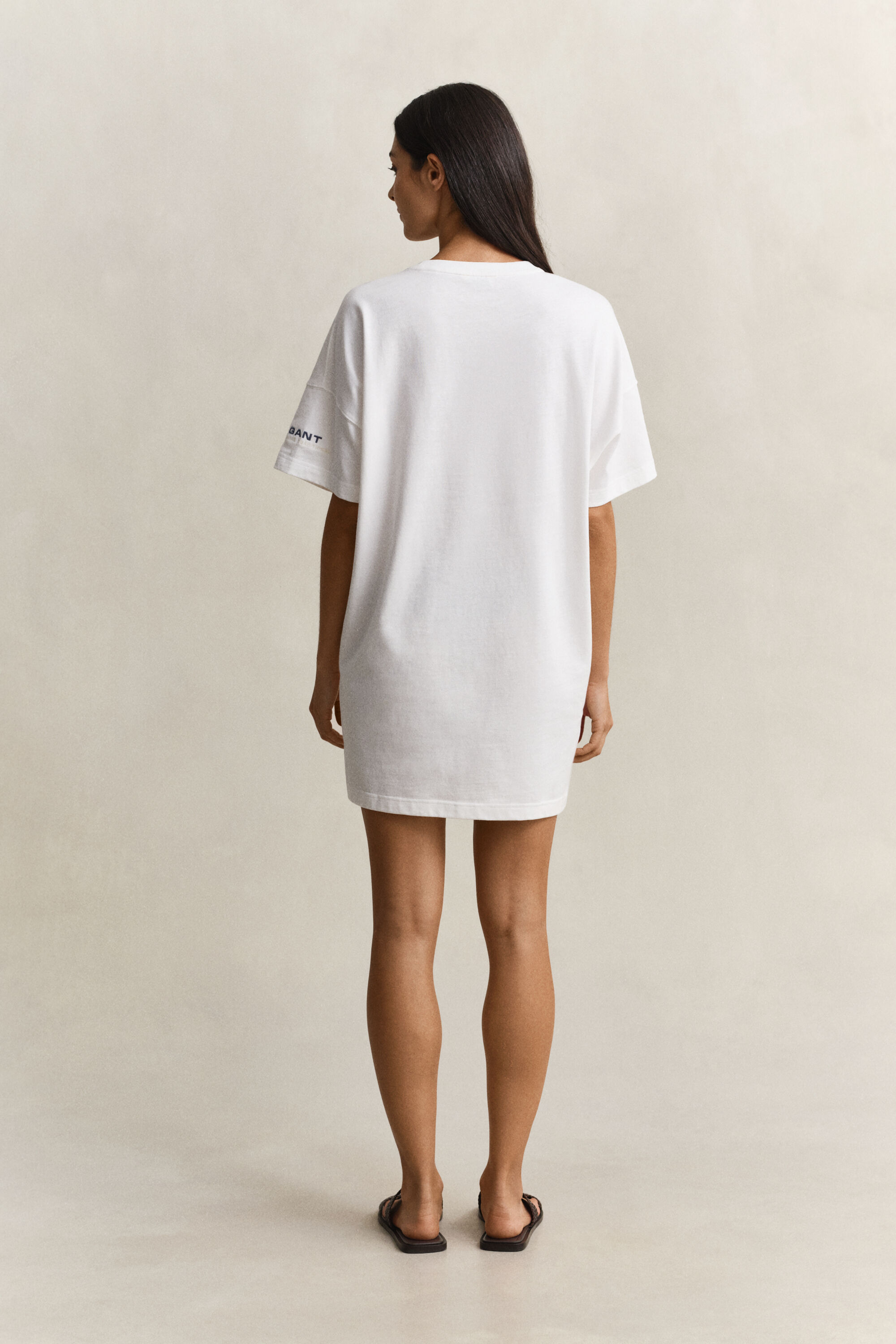 Abito chemisier con stampa grafica