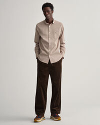 Camicia in popeline a quadretti regular fit