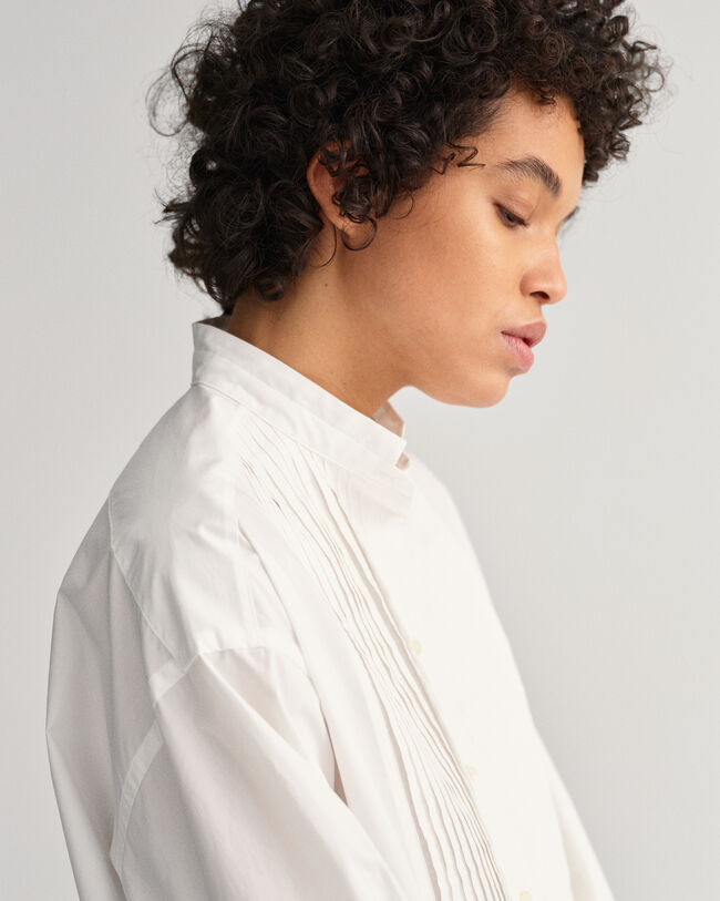 Camicia oversize con nervature