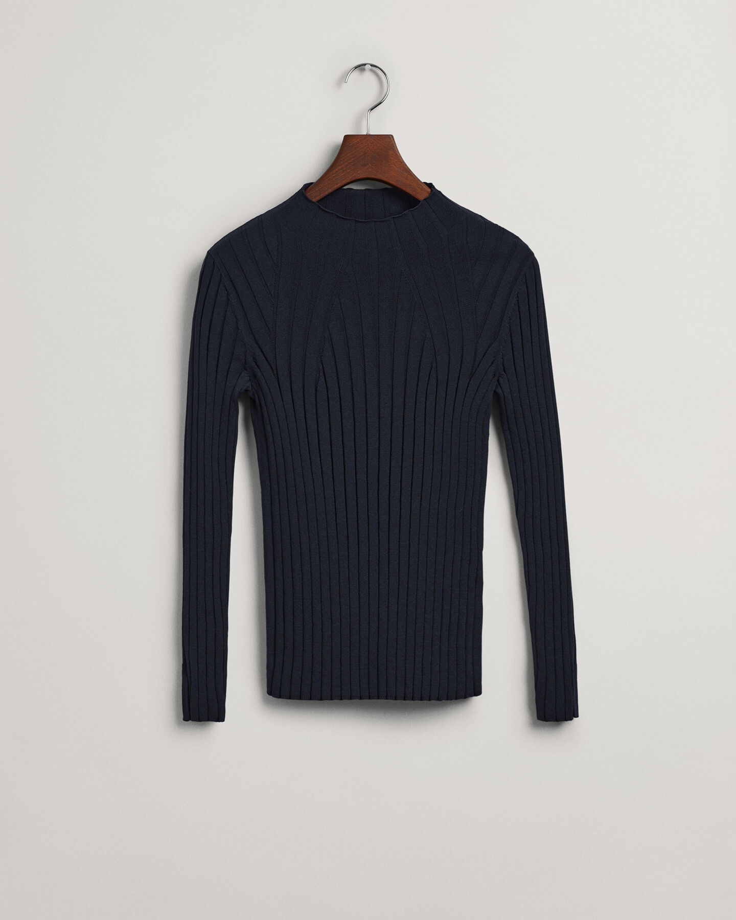 Top in maglia a coste