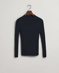 Top in maglia a coste