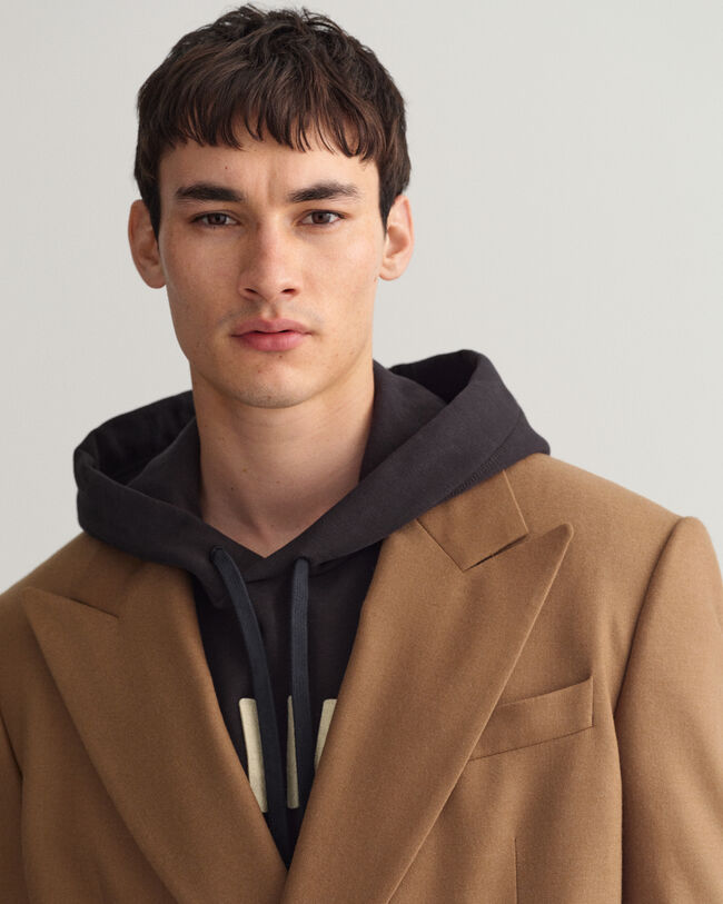 Blazer da abito in flanella oversize