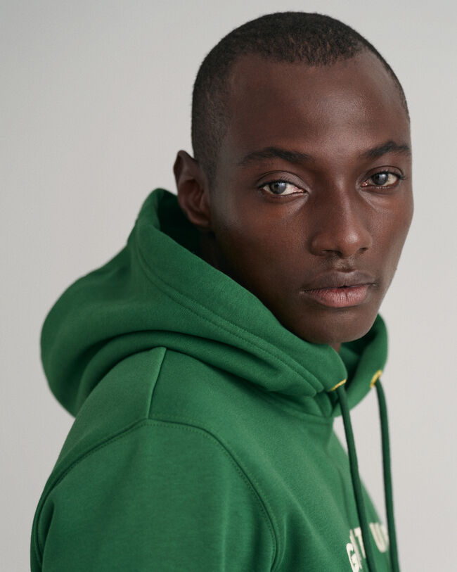 Felpa Banner Shield con cappuccio