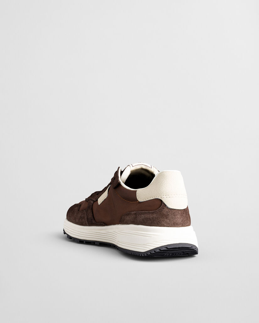 Sneakers Beywin in camoscio e nylon