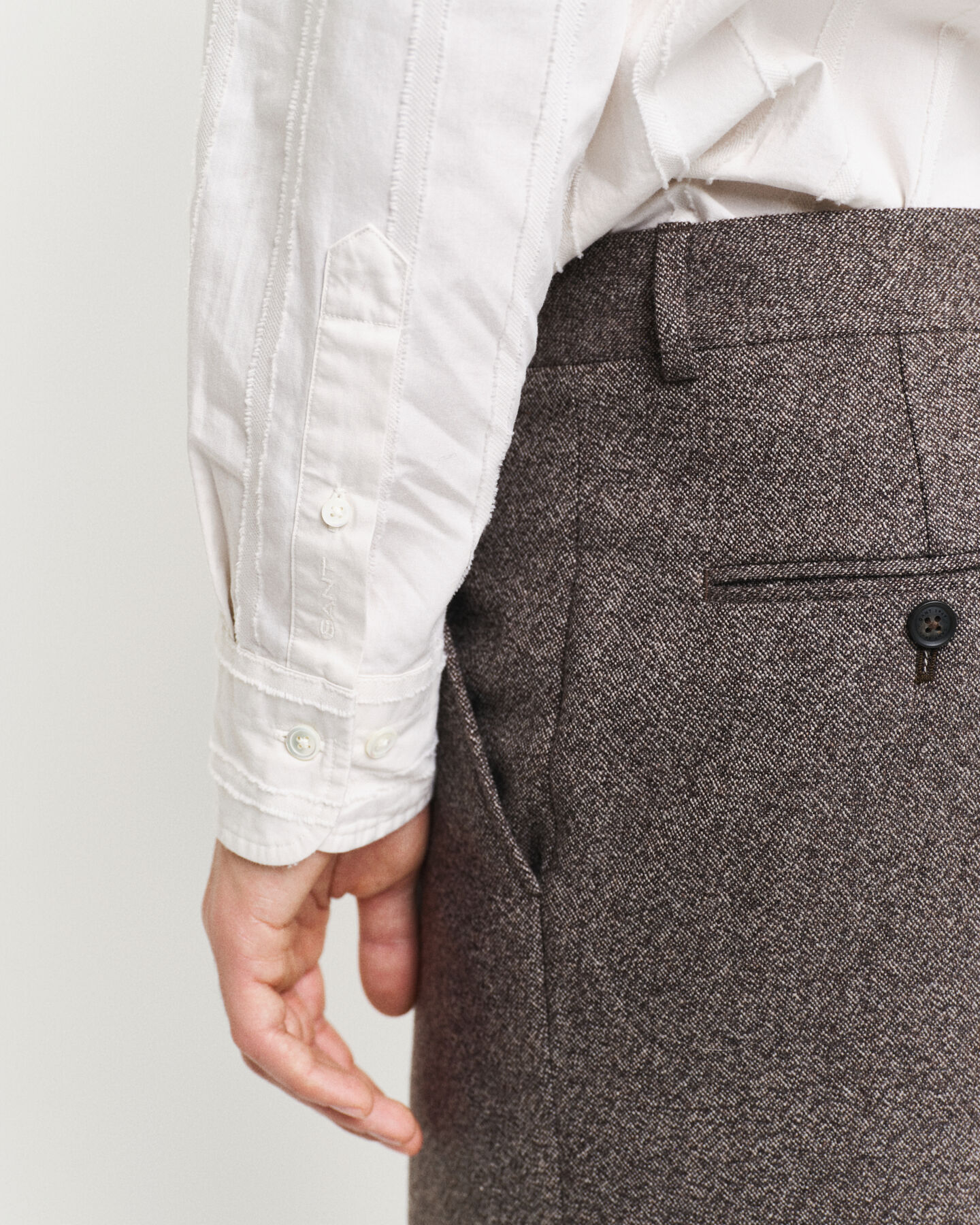 Camicia a righe in rilievo relaxed fit