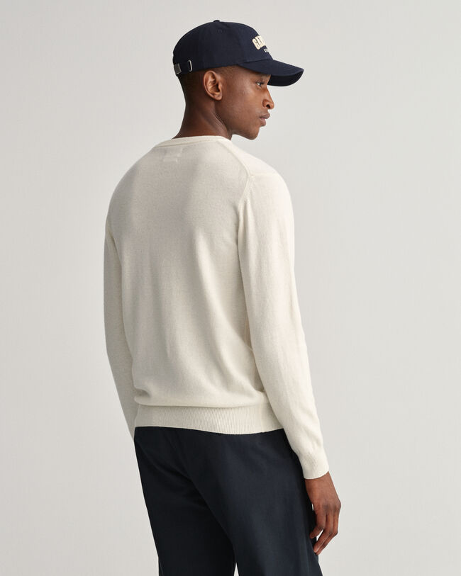 Maglia girocollo in lana d&rsquo;agnello extrafine